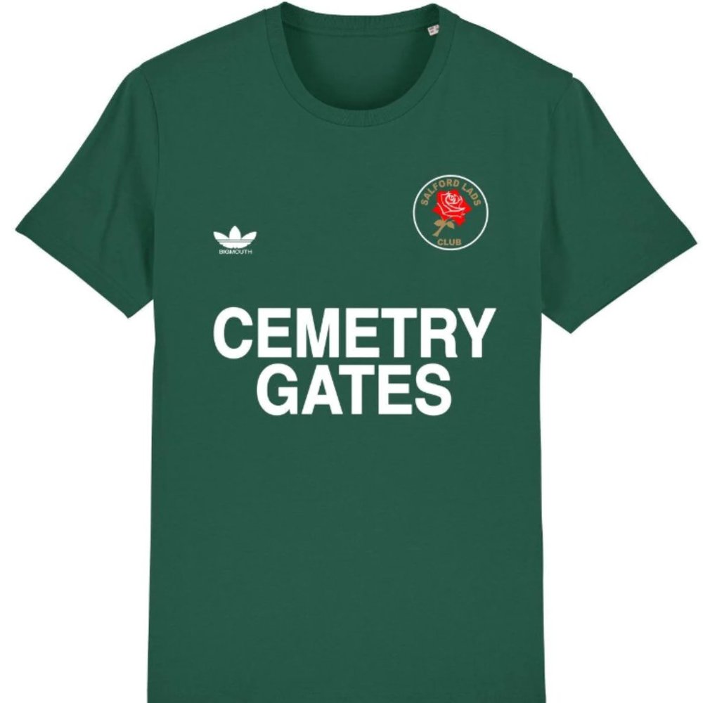 The Smiths/Morrissey Salford Lads Club Cemetery Gates Tshirt XL